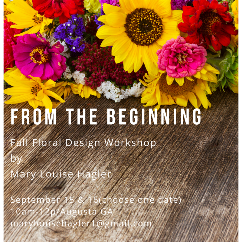 From the Beginning Fall Flower Workshop